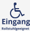 Eingang Rollstuhlgeeignet