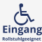 Eingang Rollstuhlgeeignet